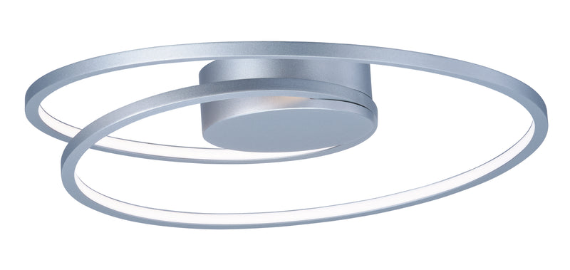 Cycle 18" Flush Mount in Matte Silver