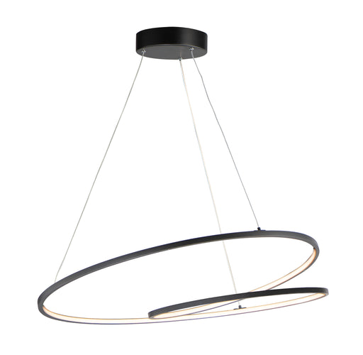 Cycle 31.5" LED Pendant in Black