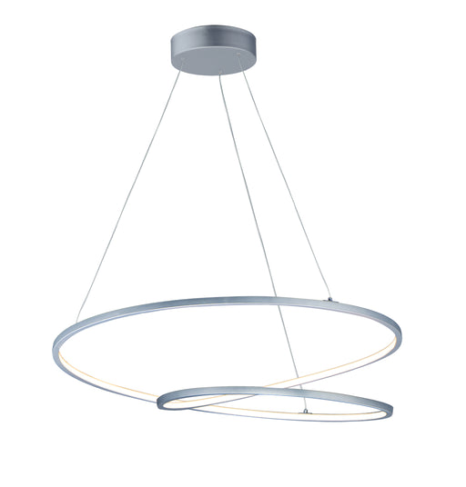 Cycle 31.5" LED Pendant in Matte Silver