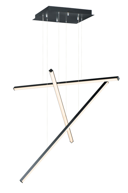 Hover 3-Light LED Pendant in Black