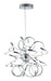 Chaos 23.5" LED Pendant in Polished Chrome