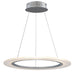 Saturn II 24" LED Pendant in Matte Silver