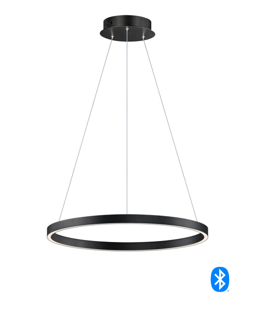 Groove 24" LED Pendant in Black