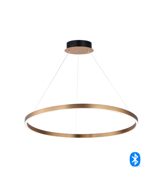Groove 32" LED Pendant in Gold