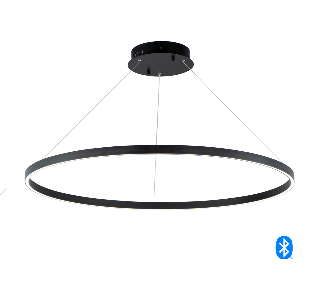 Groove 40" LED Pendant in Black