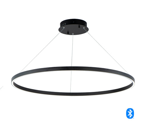 Groove 40" LED Pendant in Black