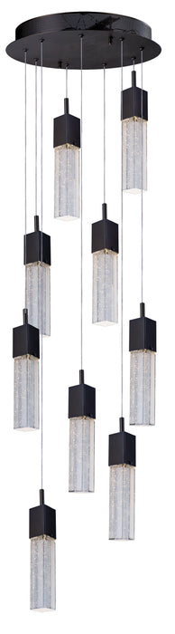 Fizz III 9-Light LED Pendant in Bronze