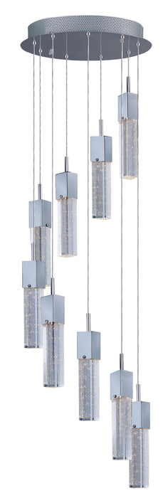 Fizz III 9-Light LED Pendant in Polished Chrome
