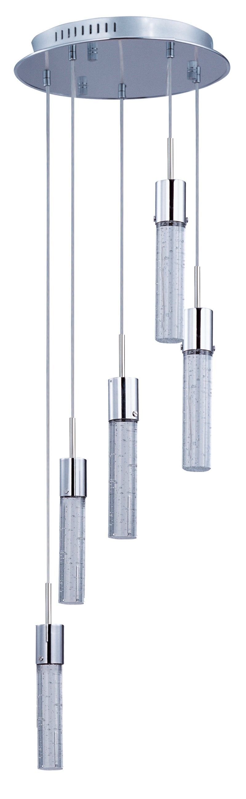 Fizz IV 5-Light LED Pendant in Polished Chrome