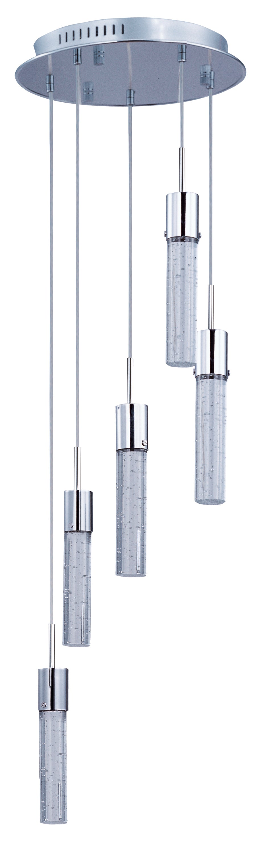 Fizz IV 5-Light LED Pendant in Polished Chrome