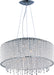 Spiral 10-Light Pendant in Polished Chrome