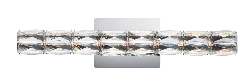 Zephyr 24" LED Bath Vanity in Polished Chrome
