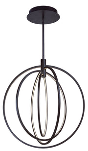 Concentric 27" LED Pendant in Bronze