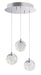 Orb II 3-Light LED Pendant in Polished Chrome