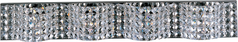 Wave 4-Light Bath Vanity in Polished Chrome