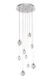 Harmony 9-Light LED Pendant in Polished Chrome