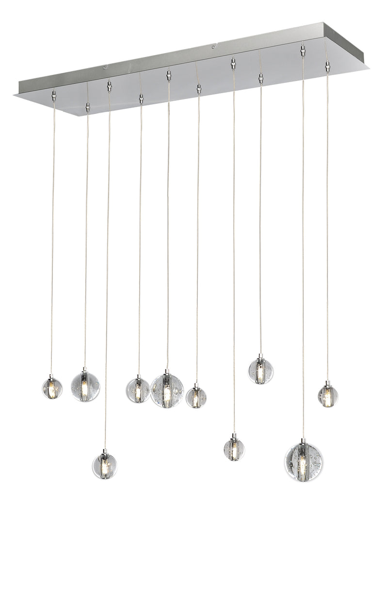 Harmony 10-Light LED Pendant in Polished Chrome