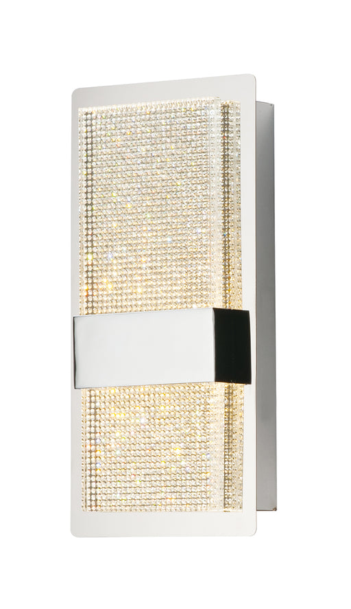 Sparkler 2-Light LED Wall Sconce in Polished Chrome