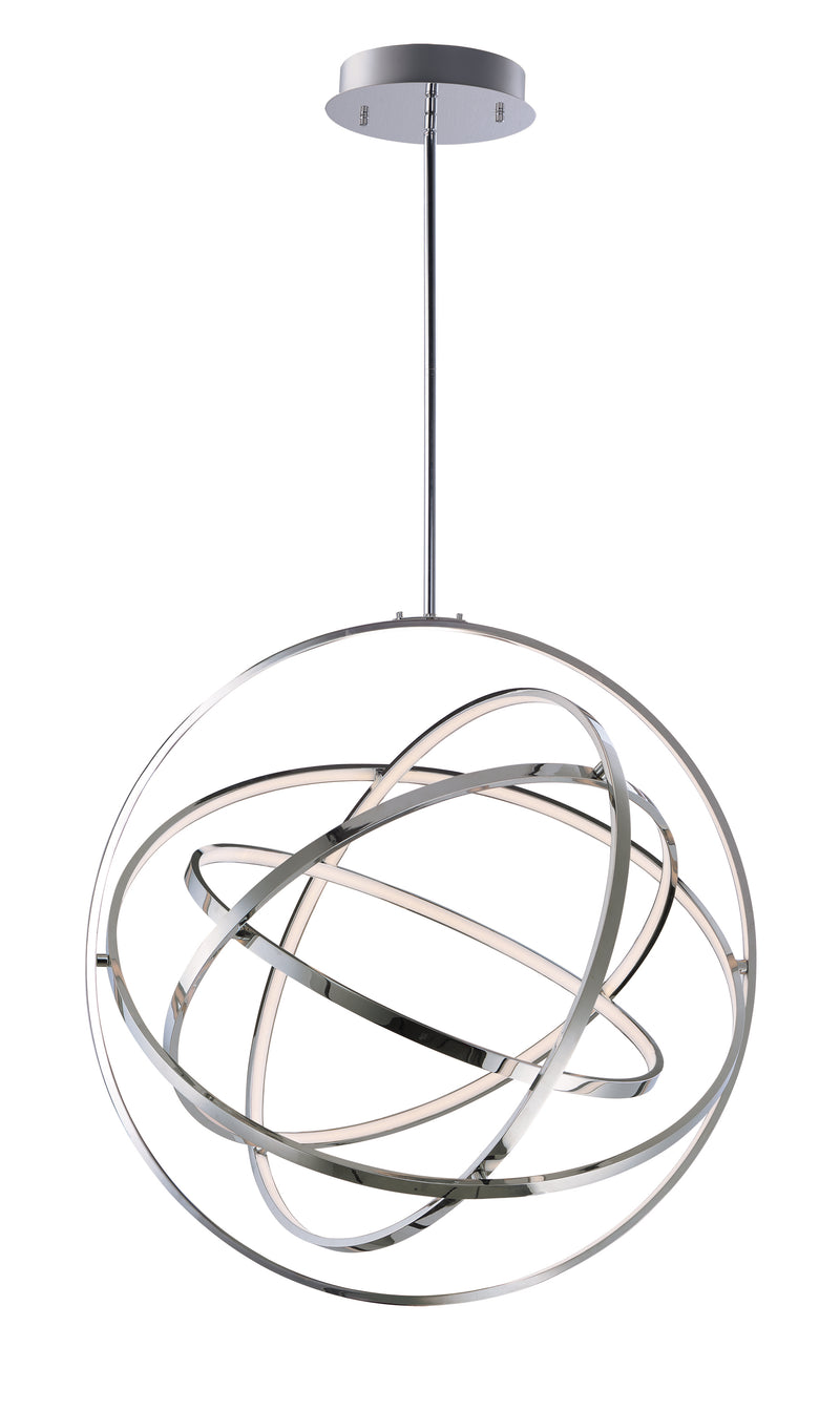 Gyro II 31.5" LED Pendant in Polished Chrome