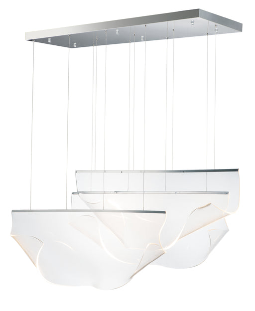 Rinkle 3-Light LED Pendant in Polished Chrome