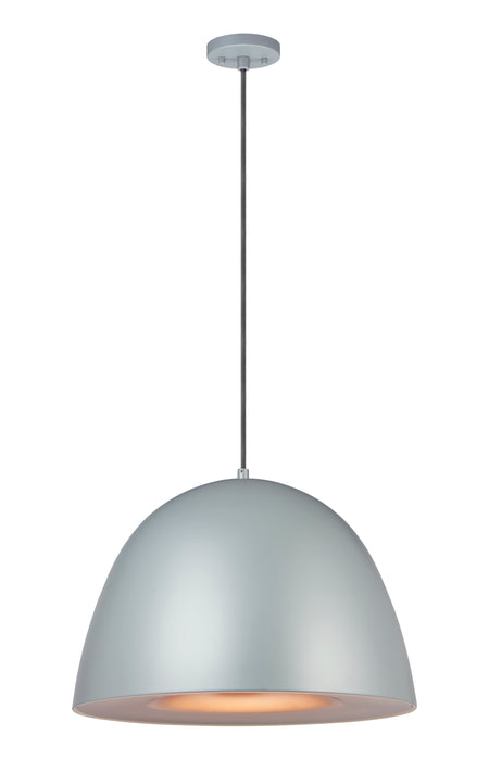 Fungo 24" LED Pendant in Dark Grey / Coffee