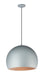 Palla 20" LED Pendant in Dark Grey / Coffee