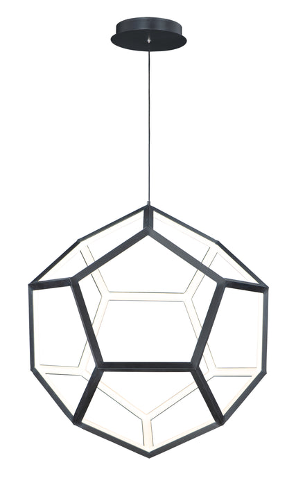 Penta Medium LED Pendant in Black