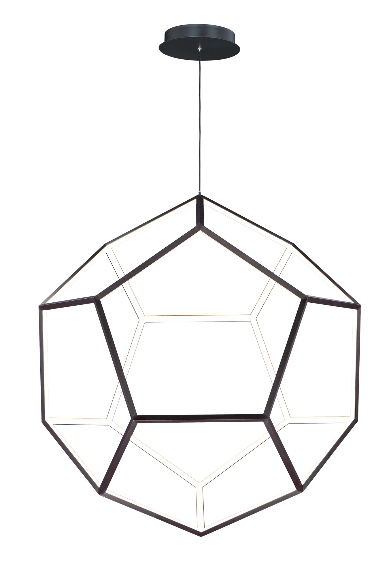 Penta x-Large LED Pendant in Black