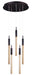 Scepter 5-Light LED Pendant in Anodized Bronze
