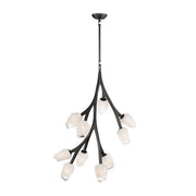 Blossom 10-Light Pendant in Black