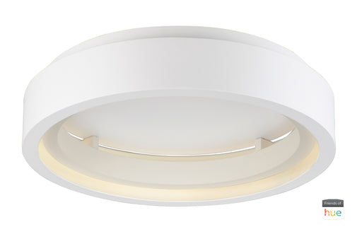 iCorona Friends of Hue LED Flush Mount in Matte White