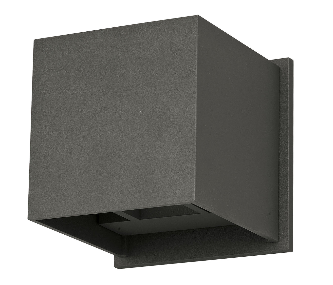 Alumilux: Cube LED Outdoor Wall Sconce in Bronze