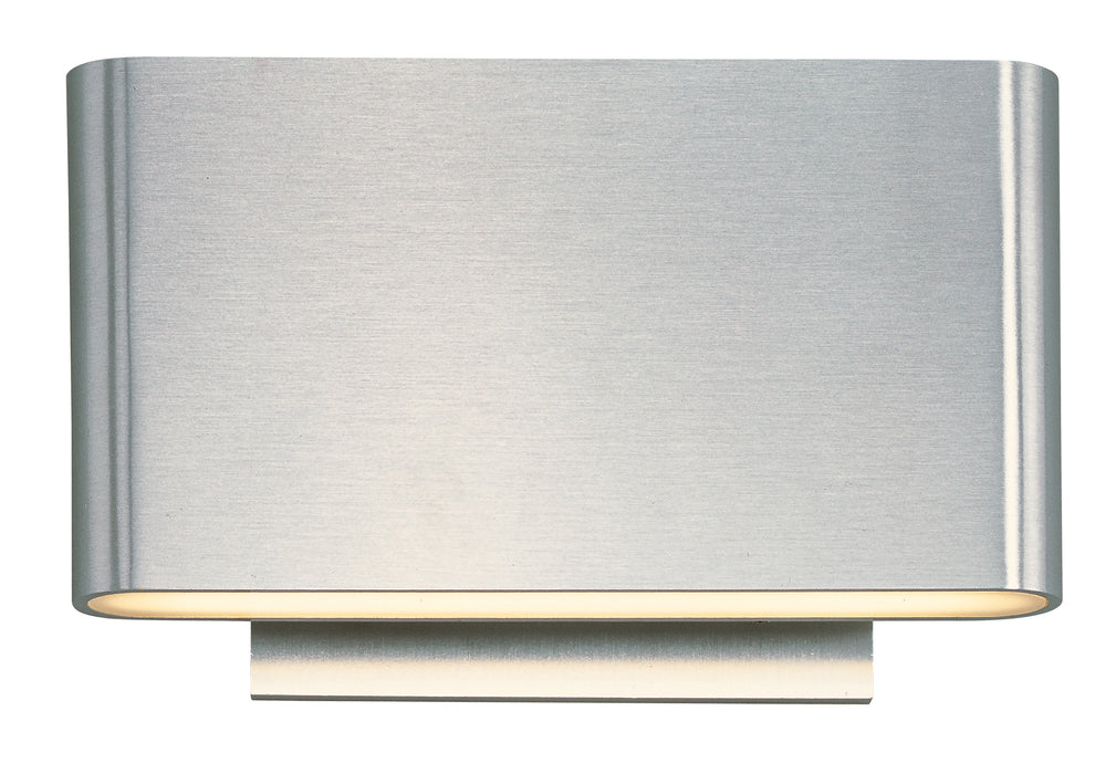 Alumilux: Spartan LED Outdoor Wall Sconce in Satin Aluminum