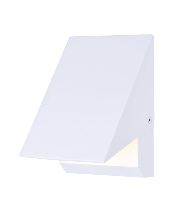 Alumilux: Tilt LED Outdoor Wall Sconce in White