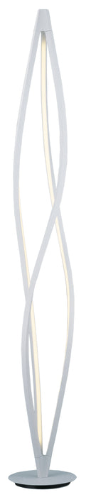 Cyclone LED Floor Lamp in Matte White