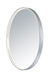 24" x 30" Oval LED Mirror in Brushed Aluminum