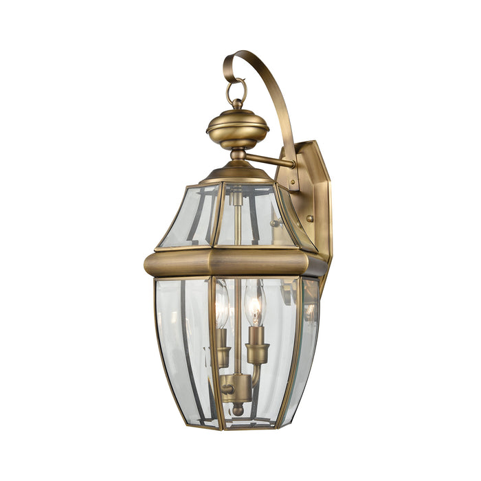Ashford 2-Light Coach Lantern in Antique Brass