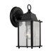 Cotswold 1-Light Outdoor Sconce in Matte Black