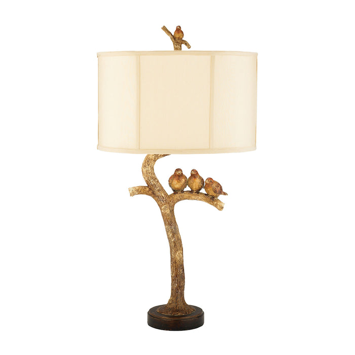 Three Bird Table Lamp