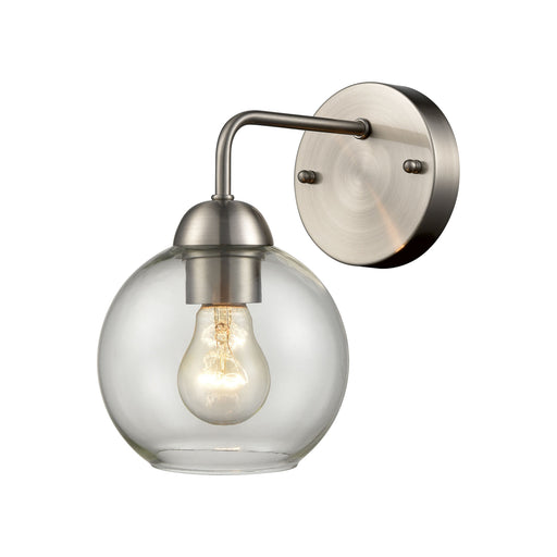 Astoria 1-Light Wall Sconce in Brushed Nickel