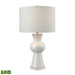 White Earthenware Table Lamp