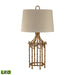 Bamboo Birdcage Table Lamp