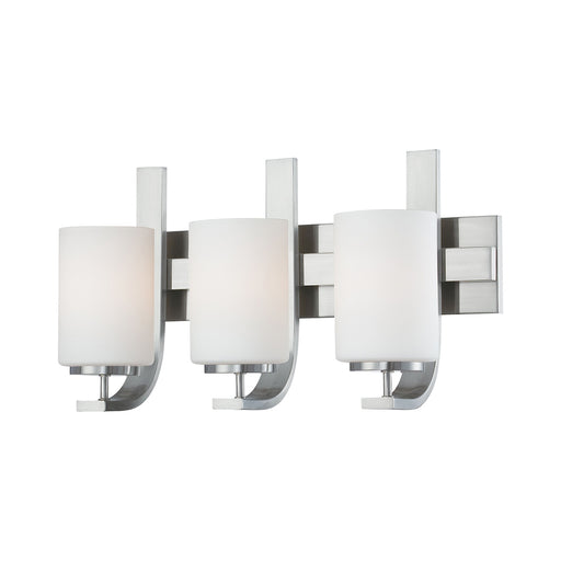 Pendenza 3-Light Wall Lamp in Brushed Nickel