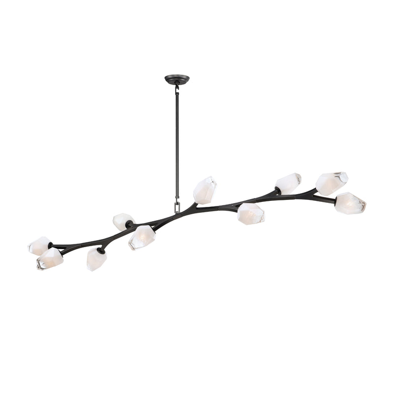 Blossom 10-Light Pendant in Black