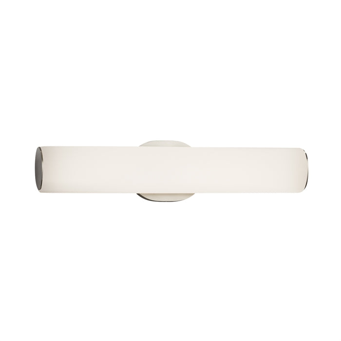 Eliptical 20 ADA Linear LED Wall/Bath in Brushed Nickel with Artisan Glass shade