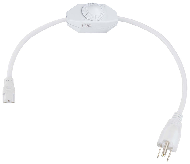 LED Under-Cabinet Power Cord in White - Lamps Expo