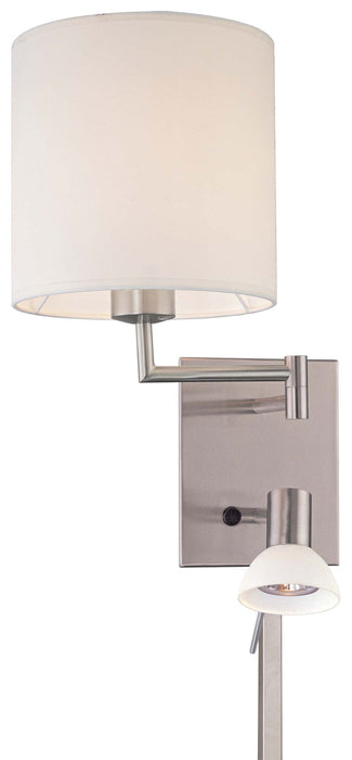 George's Reading Room 1-Light Swing Arm Wall Lamp - Lamps Expo