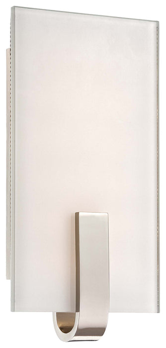 LED Wall Sconce in Polished Nickel - Lamps Expo