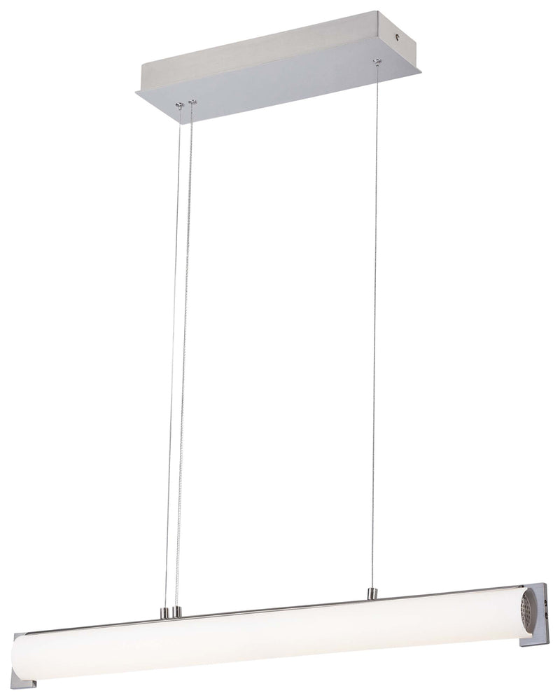 Tube Island-Light in Brushed Nickel - Lamps Expo