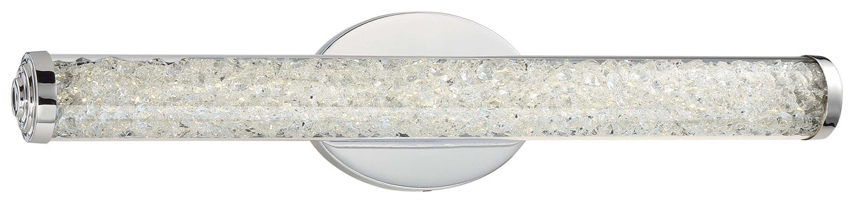 Diamonds Ac LED Bath Lamp in Chrome - Lamps Expo